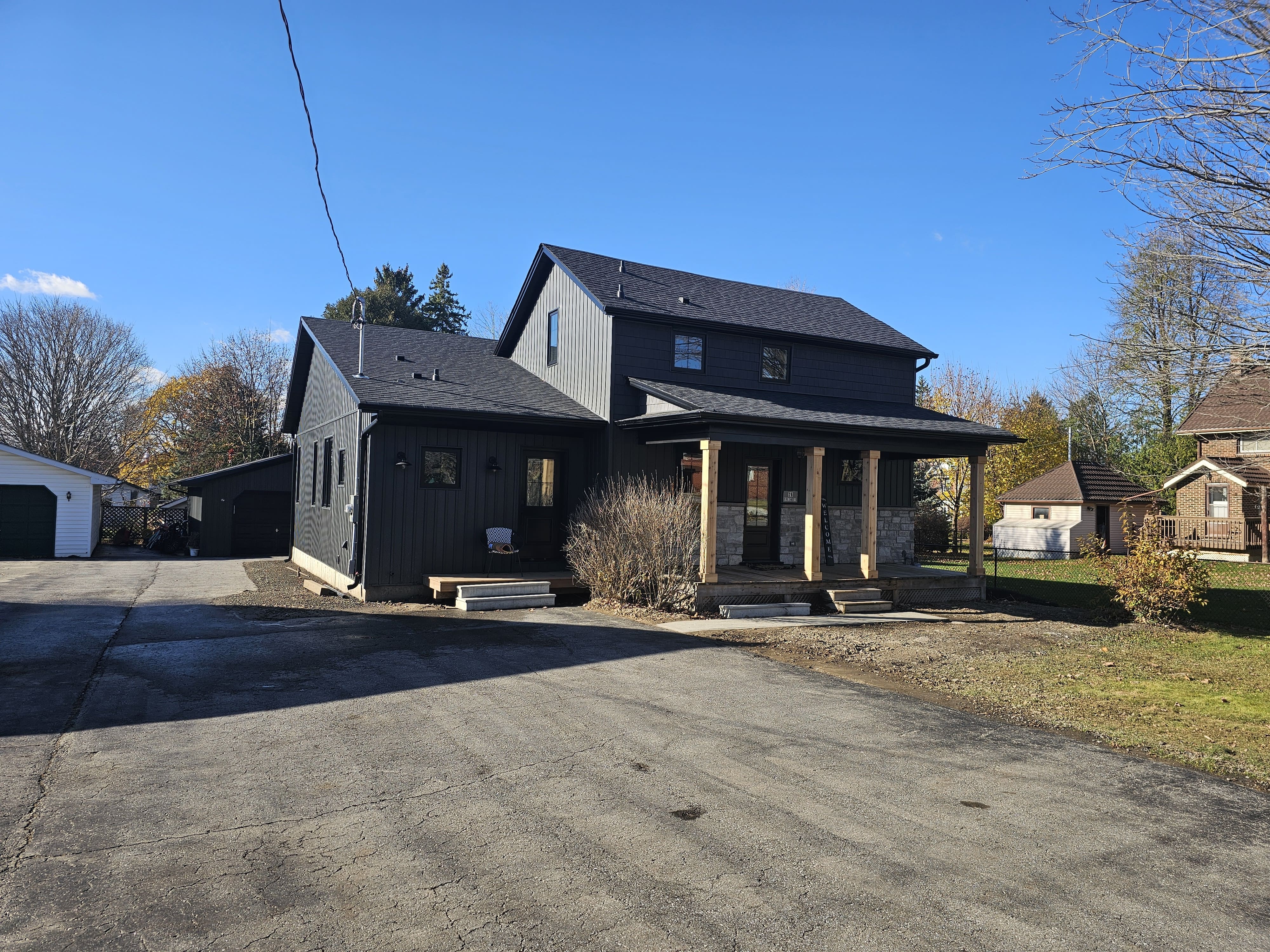 Completed home addition