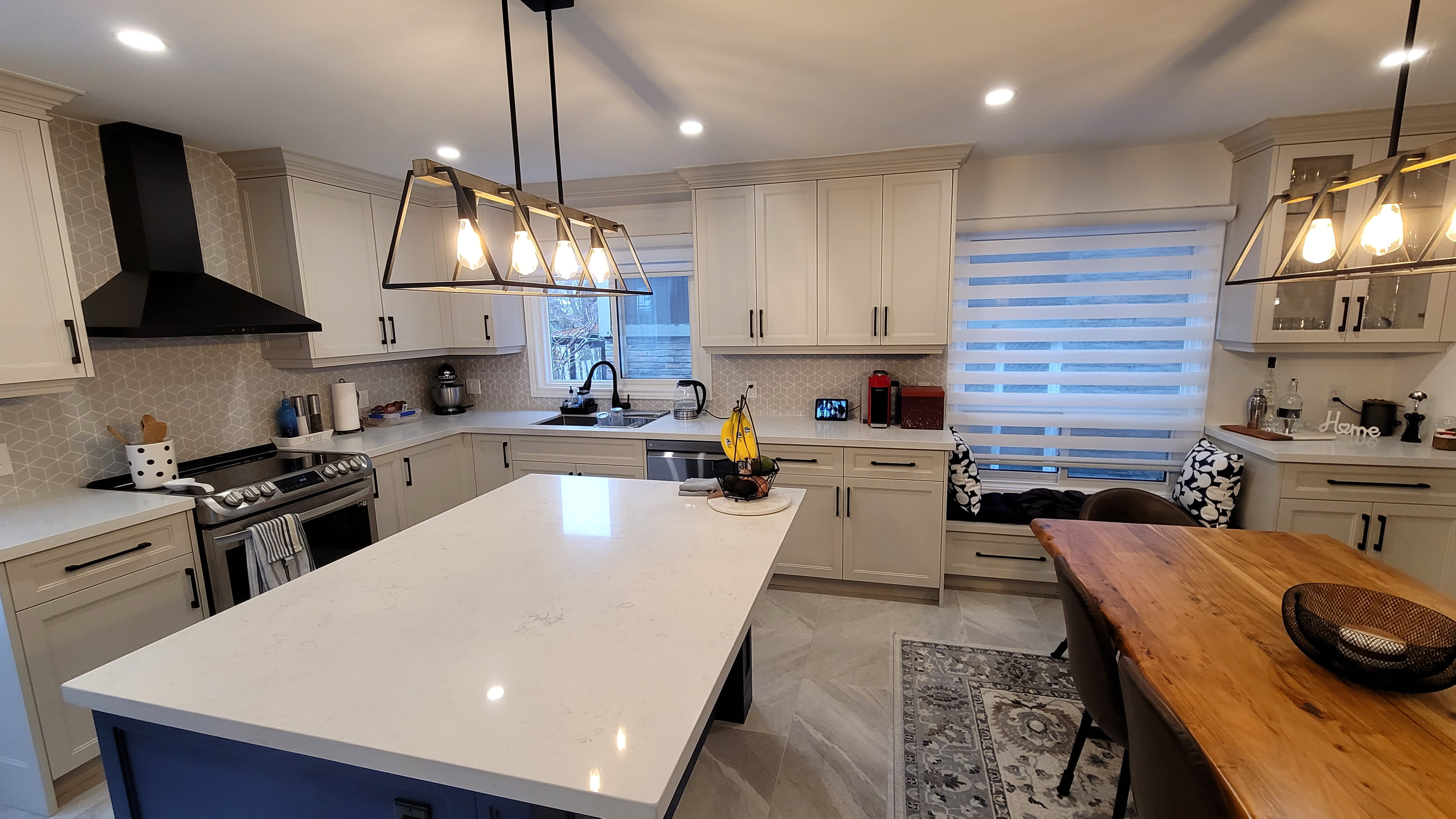 Finished modern residential interior